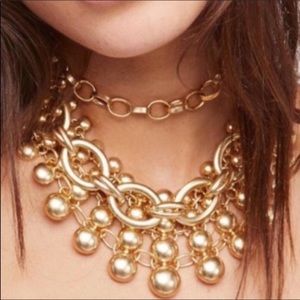 Free People Golden Rays Chunky Chain Necklace